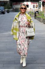 ASHLEY ROBERTS Leaves Radio Breakfast Show in London 04/08/2020