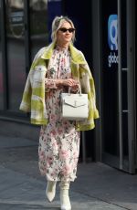 ASHLEY ROBERTS Leaves Radio Breakfast Show in London 04/08/2020