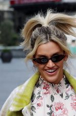 ASHLEY ROBERTS Leaves Radio Breakfast Show in London 04/08/2020