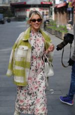 ASHLEY ROBERTS Leaves Radio Breakfast Show in London 04/08/2020