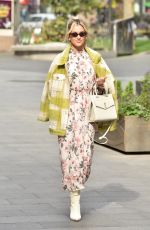 ASHLEY ROBERTS Leaves Radio Breakfast Show in London 04/08/2020