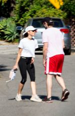 AUBREY PLAZA and Jeff Baena Out in Los Angeles 04/21/2020