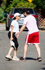 AUBREY PLAZA and Jeff Baena Out in Los Angeles 04/21/2020