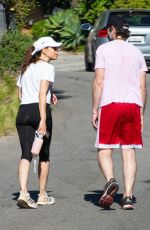 AUBREY PLAZA and Jeff Baena Out in Los Angeles 04/21/2020