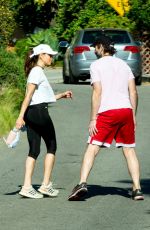 AUBREY PLAZA and Jeff Baena Out in Los Angeles 04/21/2020
