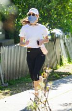 AUBREY PLAZA and Jeff Baena Out in Los Angeles 04/21/2020