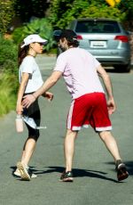 AUBREY PLAZA and Jeff Baena Out in Los Angeles 04/21/2020