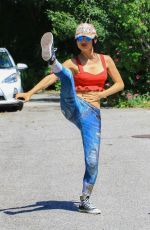 BAI LING Out at Fryman Canyon in Studio City 04/24/2020