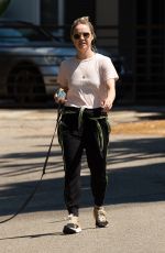 BECCA TOBIN and Zach Martin Out with Their Dogs in Los Angeles 04/11/2020