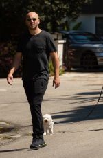 BECCA TOBIN and Zach Martin Out with Their Dogs in Los Angeles 04/11/2020