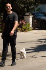 BECCA TOBIN and Zach Martin Out with Their Dogs in Los Angeles 04/11/2020