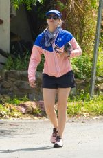 BETH BEHRS Out Hikinig in Los Angeles 04/20/2020