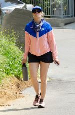 BETH BEHRS Out Hikinig in Los Angeles 04/20/2020