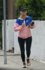 BETH BEHRS Out Jogging in Los Angeles 04/13/2020