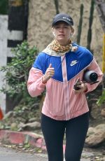 BETH BEHRS Out Jogging in Los Angeles 04/13/2020