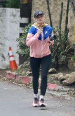 BETH BEHRS Out Jogging in Los Angeles 04/13/2020