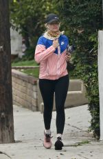 BETH BEHRS Out Jogging in Los Angeles 04/13/2020