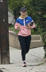 BETH BEHRS Out Jogging in Los Angeles 04/13/2020