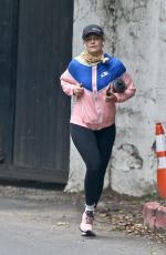 BETH BEHRS Out Jogging in Los Angeles 04/13/2020