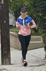 BETH BEHRS Out Jogging in Los Angeles 04/13/2020