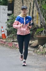 BETH BEHRS Out Jogging in Los Angeles 04/13/2020