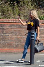 BIANCA GASCOIGNE in Denim at Sainsbury