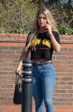 BIANCA GASCOIGNE in Denim at Sainsbury