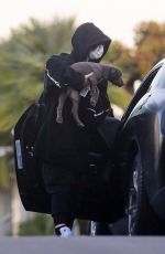 BILLIE EILISH Out with Her Dog in Los Angeles 04/22/2020