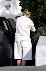 BILLIE EILISH Outside Her Home in Los Angeles 04/20/2020