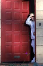BILLIE EILISH Outside Her Home in Los Angeles 04/20/2020
