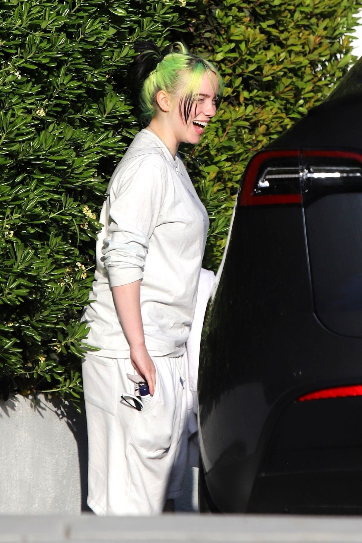 BILLIE EILISH Outside Her Home in Los Angeles 04/20/2020 – HawtCelebs