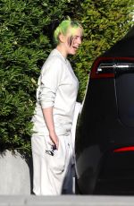 BILLIE EILISH Outside Her Home in Los Angeles 04/20/2020