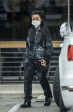 BLAC CHYNA Wearing Mask Out in Calabasas 04/13/2020