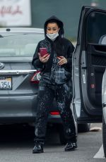 BLAC CHYNA Wearing Mask Out in Calabasas 04/13/2020