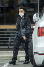 BLAC CHYNA Wearing Mask Out in Calabasas 04/13/2020