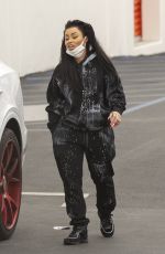 BLAC CHYNA Wearing Mask Out in Calabasas 04/13/2020