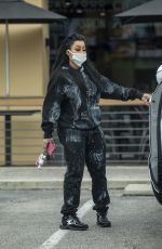 BLAC CHYNA Wearing Mask Out in Calabasas 04/13/2020