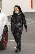 BLAC CHYNA Wearing Mask Out in Calabasas 04/13/2020