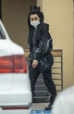 BLAC CHYNA Wearing Mask Out in Calabasas 04/13/2020