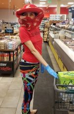 BLANCA BLANCO Shopping at Bristol Farms in Los Angeles 04/10/2020