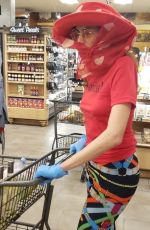 BLANCA BLANCO Shopping at Bristol Farms in Los Angeles 04/10/2020