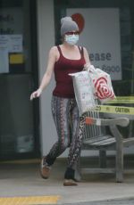 BRANDI GLANVILLE Wearing MAsk Out Shopping in Los Angeles 04/13/2020