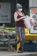 BRANDI GLANVILLE Wearing MAsk Out Shopping in Los Angeles 04/13/2020