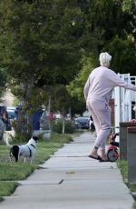 BRIGITTE NIELSEN Out and About in Beverly Hills 04/20/2020