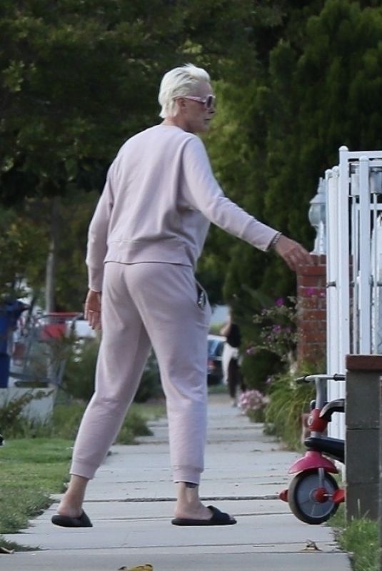 BRIGITTE NIELSEN Out and About in Beverly Hills 04/20/2020