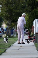 BRIGITTE NIELSEN Out and About in Beverly Hills 04/20/2020