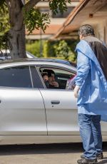 BRITTANY FURLAN Wearing Mask Out Shopping in Calabasas 04/14/2020