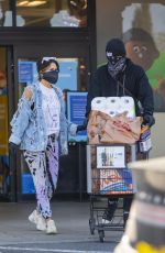 BRITTANY FURLAN Wearing Mask Out Shopping in Calabasas 04/14/2020