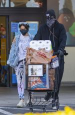 BRITTANY FURLAN Wearing Mask Out Shopping in Calabasas 04/14/2020
