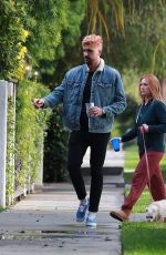 BRITTANY SNOW and Tyler Stanaland Out in Los Angeles 04/10/2020